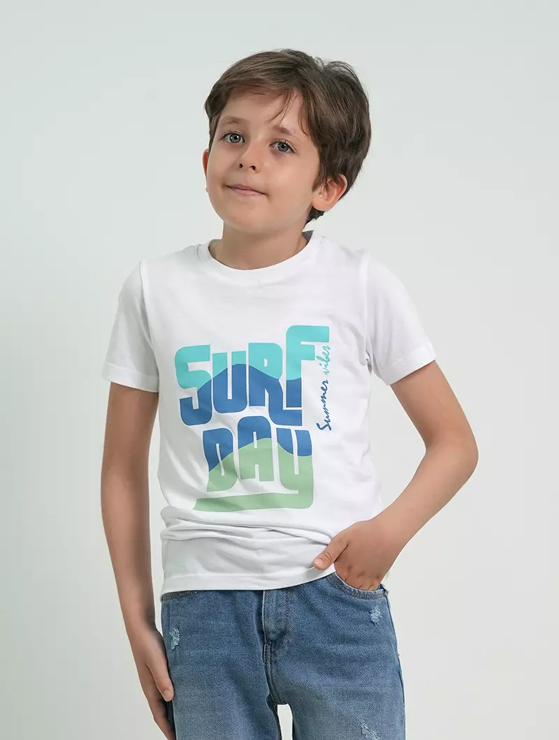 T-shirt motifs graphiques garçon